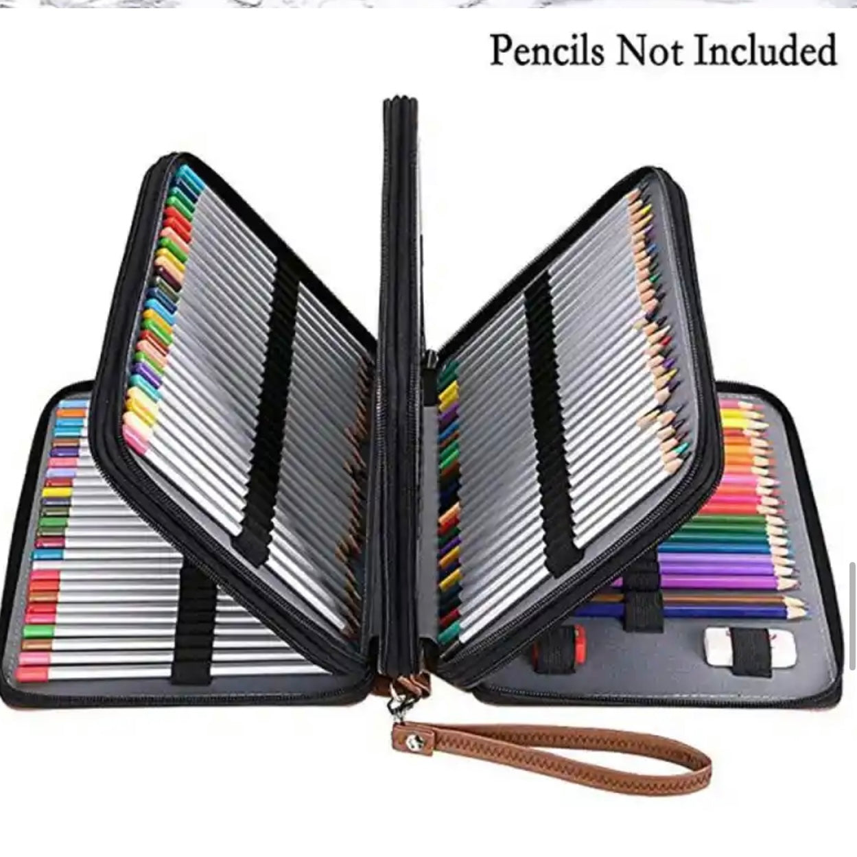 Maleta para 200 lápices, 6 colores