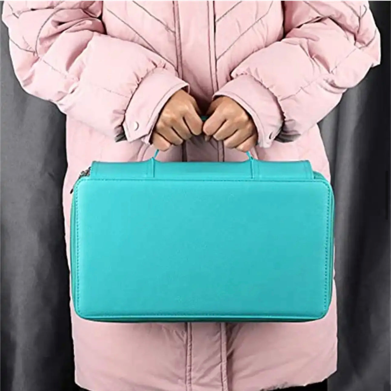 Maleta para 300 lápices, 6 colores