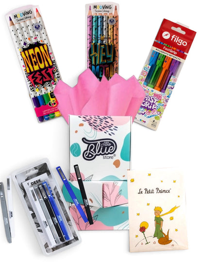 Box todo incluido la´pices + libreta