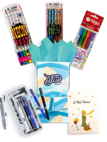 Box todo incluido la´pices + libreta