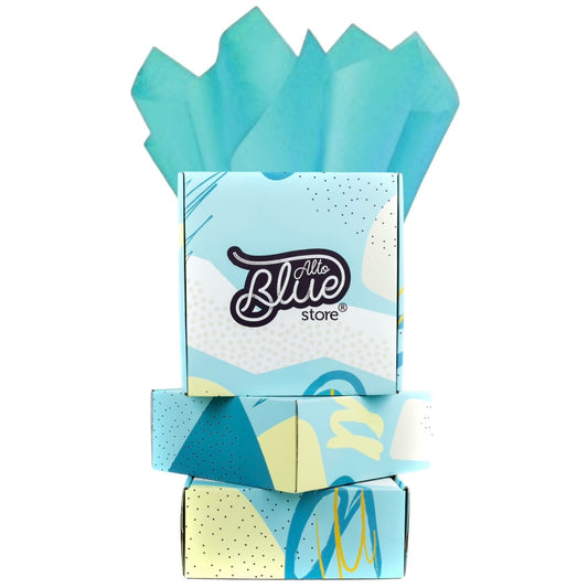 Arma tu propio Box - Caja dura para regalo Celeste grande