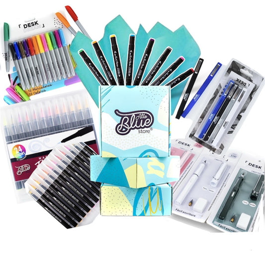 Box Lettering Phileh celeste 42 lápices