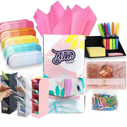 Box Gokarna rosado accesorios escritorio