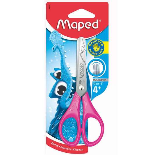 Tijera punta redonda 13 cm Maped Rosada